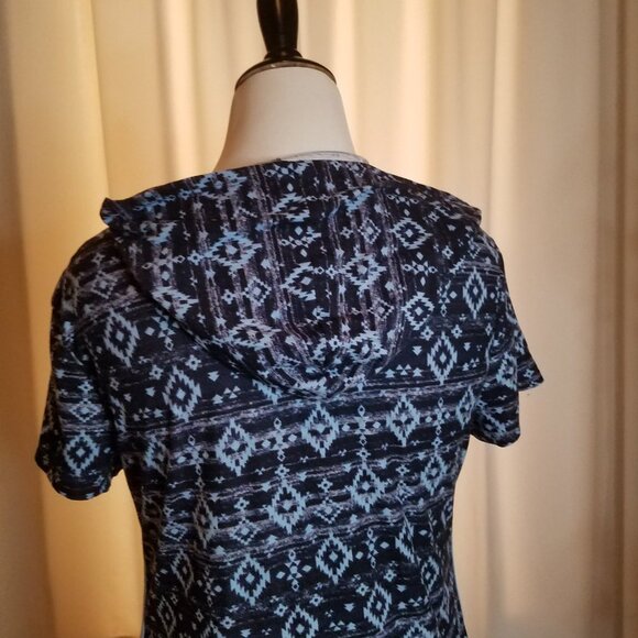 No Bounderies Black and Blue dress zip top with hoodie sz XXL - Picture 5 of 5